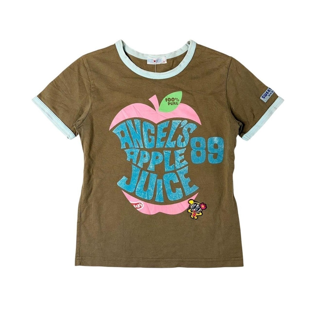 Angel Blue apple baby tee